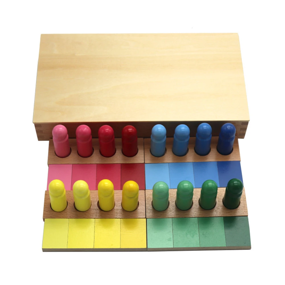 Montessori Blokai Spalvų Žaidimas Vaikai Ankstyvojo Ugdymo Žaislai Berniukams ir Mergaitėms, Vaikams Kalėdų Dovana
