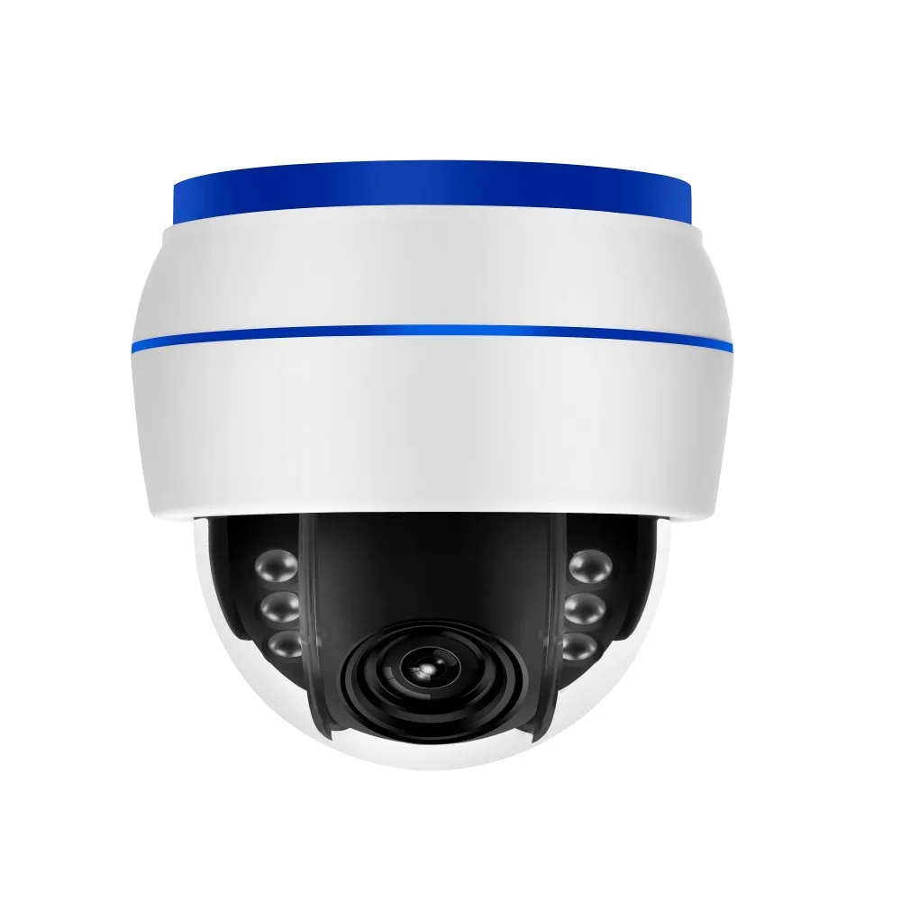 Žmogaus Automatinio sekimo 5MP ZOOM wifi vielos IP Dome kamerų P2P 128G SD Kortelės saugojimo 5mp 2mp žmogaus kelio IP Dome PTZ Kamera