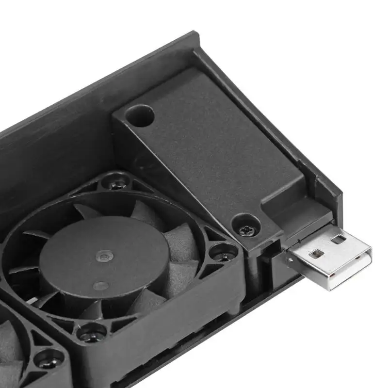 Dual USB Hub 4 Ventiliatoriai Aušinimo Stotis Šilumos Kriaukle Sony Playstation 3 PS3 (40G/80G) Žaidimų Konsolę Priimančiosios Radiatorių USB Gerbėjai