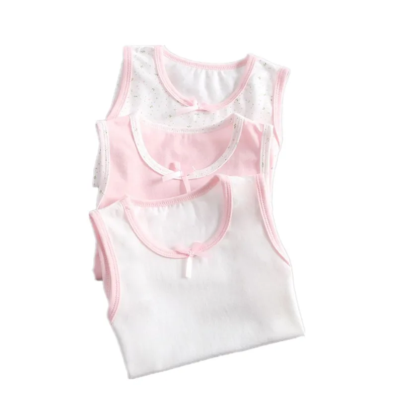Kūdikių mergaičių rankovių tankai liemenės vaikams medvilnės nėriniai gėlės drabužius, kūdikių, mergaičių ir vaikų drabužių viršūnes tees t-shirts 4095 01
