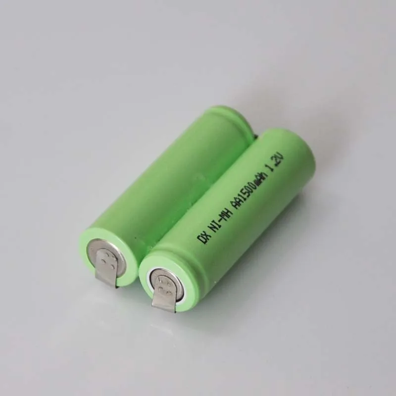 1-4PCS 2.4 V AA įkraunamos Ni-Mh baterijos 1500mah 2A ni-mh baterias ląstelių šviesos belaidžius telefono elektrinį skustuvą, skutimosi