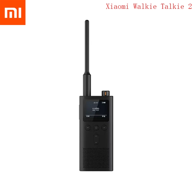 Xiaomi Mijia Walkie Talkie 2 5W 430-440MHz UV Dvigubos Juostos Radijo Walkie talkie P65 UHF VHF 5km-10km Įkrovimo Interphone