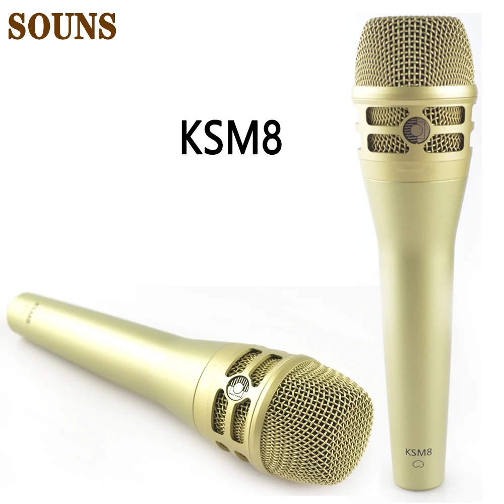 KSM8 Profesionalus Studija Mikrofonas,KSM8 Cardioid Dinaminis Vokalinis Mikrofonas,MIC KSM8 KSM9 PC,karaoke,žaidimai