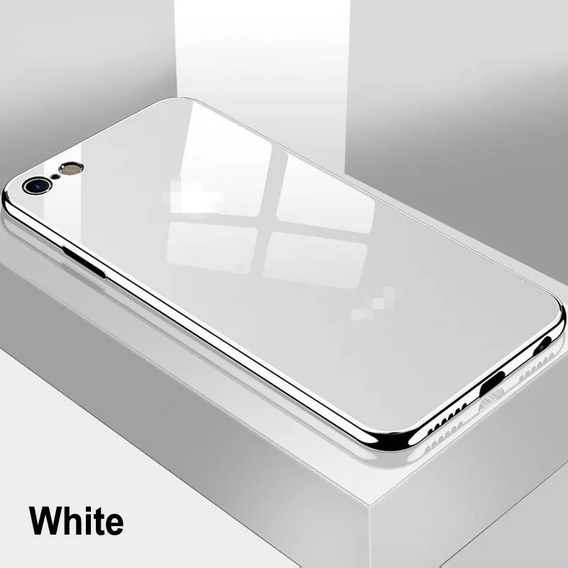Prabanga Grūdintas Stiklas Telefono dėklas Skirtas iPhone 11 Pro XS Max XR X 8 7 6 s 6s Plius 7Plus 8Plus Mados Hard Cover Coque Fundas Atvejais