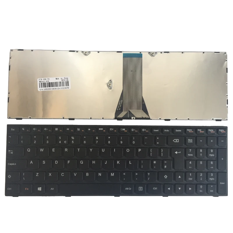 Naujas nešiojamas, UK klaviatūra Lenovo IdeaPad 305-15 305-15IBD 305-15IBY 305-15IHW UK Klaviatūra
