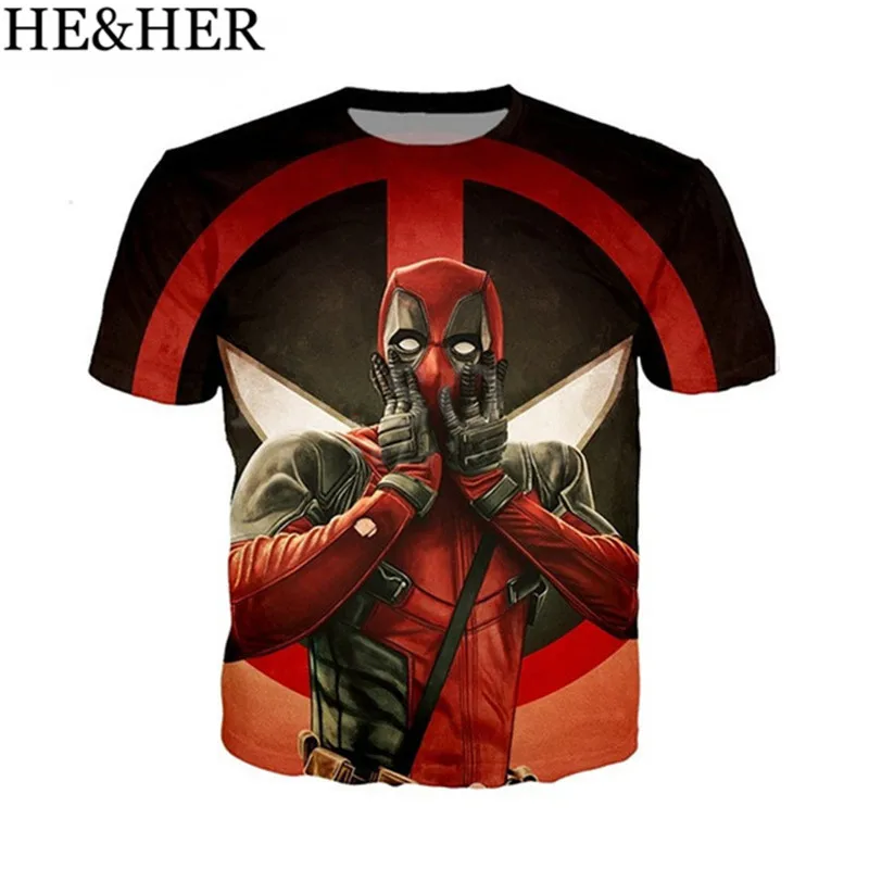 Mados Populiarus Filmas Deadpool 2 marškinėliai vyrams/moterims 3D spausdinimo t-marškinėliai trumpomis rankovėmis Harajuku stiliaus marškinėlius streetwear vasarą viršų