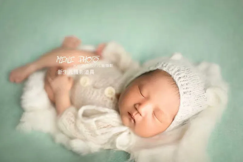 Naujagimio Triušis Dirbtiniais Kailiais Kūdikių Fotografija Rekvizitai Antklodė Kūdikiui Krepšelį Užpildo Stuffer Fotosesiją Kūdikių Fotografia Priedai