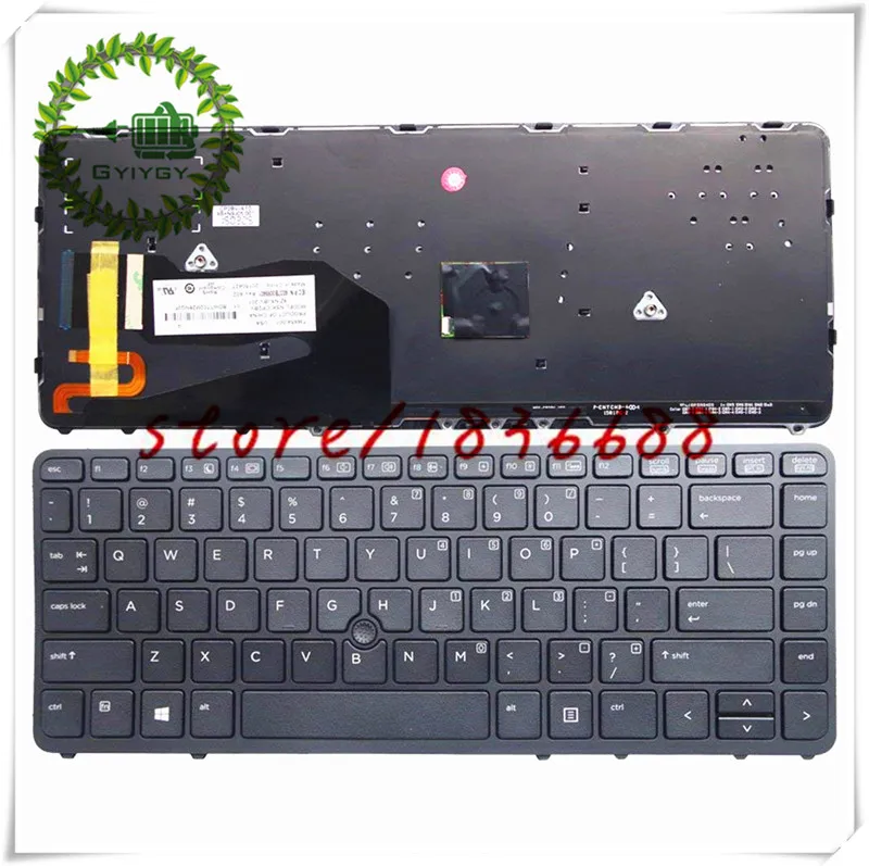 GYIYGY klaviatūra HP EliteBook 840 G1 G2 850 G1 G2, HP ZBook 14 nešiojamojo kompiuterio Klaviatūra