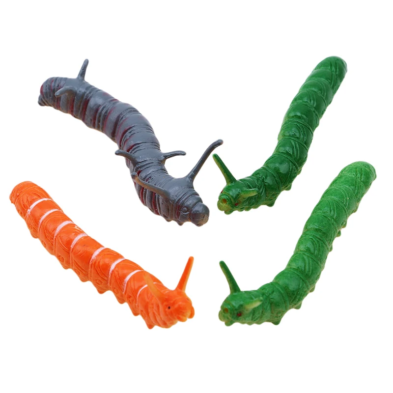 12pcs/set kūrybiškumą modeliavimas caterpillar juokinga praktinių anekdotai išdaiga žaislai Vabzdžių Švietimo Apgauti Žaislas Vaikams, Žaislai