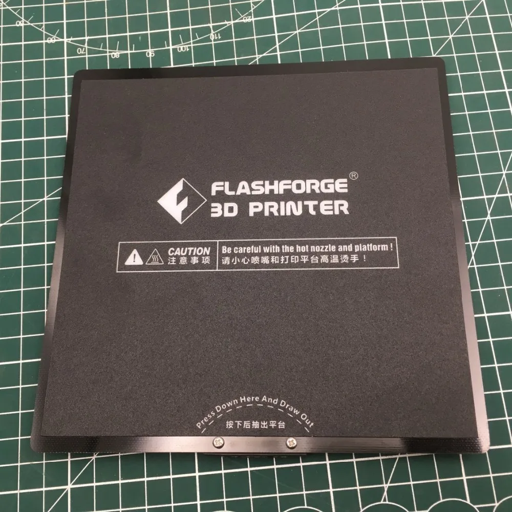 1pcs Flashforge nuotykių Ieškotojas 33D Spausdintuvo dalis 170mm Heatbed klijuojamas lipdukas Flex Statyti Plokštė Flashforge nuotykių Ieškotojas 3
