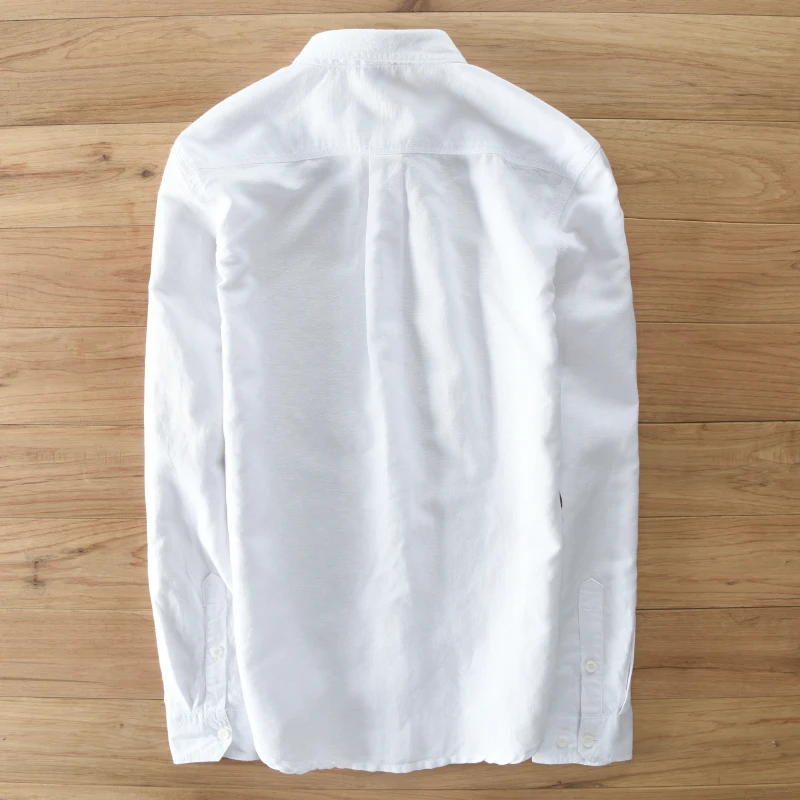 Medvilnės ir lino prekės ženklas marškinėliai vyrams, ilgomis rankovėmis ir rudenį, ir vasarą, marškinėliai vyrams mados atsitiktinis baltus marškinius vyras chemise camisa
