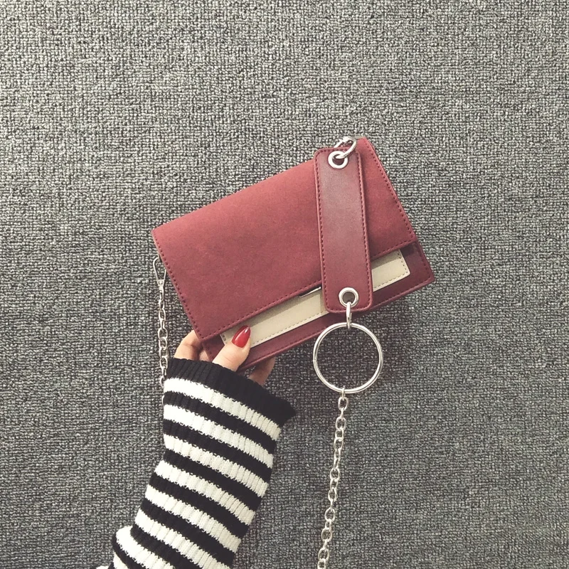 Krepšiai moterų rankinės dizaineris Naujų korėjos versija laukinių krepšys mados grandinės peties mažas kvadratas krepšys