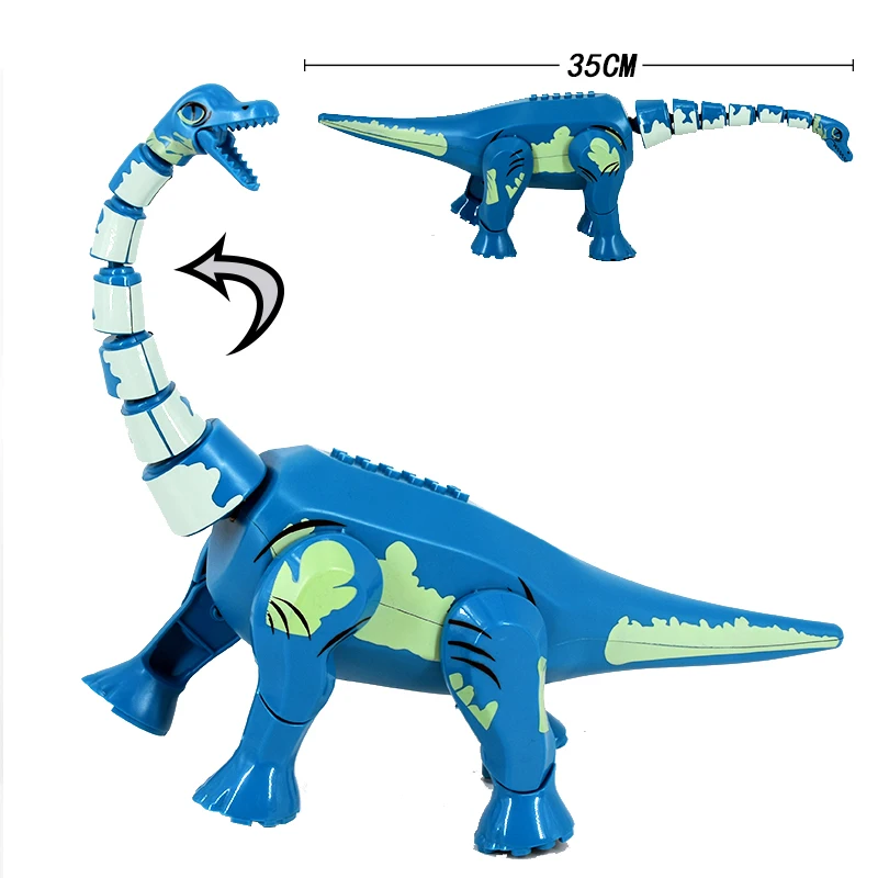 Juros Periodo Pasaulio Brachiosaurus Dinozaurai Modelio Paveikslas Blokų Statybos Statybinės Plytos Žaislai Vaikams