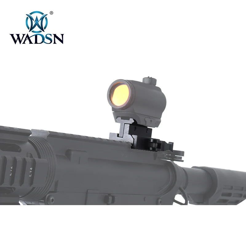 WADSN 3 Lizdo Taktinis QD Rail Mount Aukščio ir Pokrypio Reguliuojamas T-1, T-2 Medžioklės Regos Akyse Mount Aliuminio pritaikymas Picatinny Rail