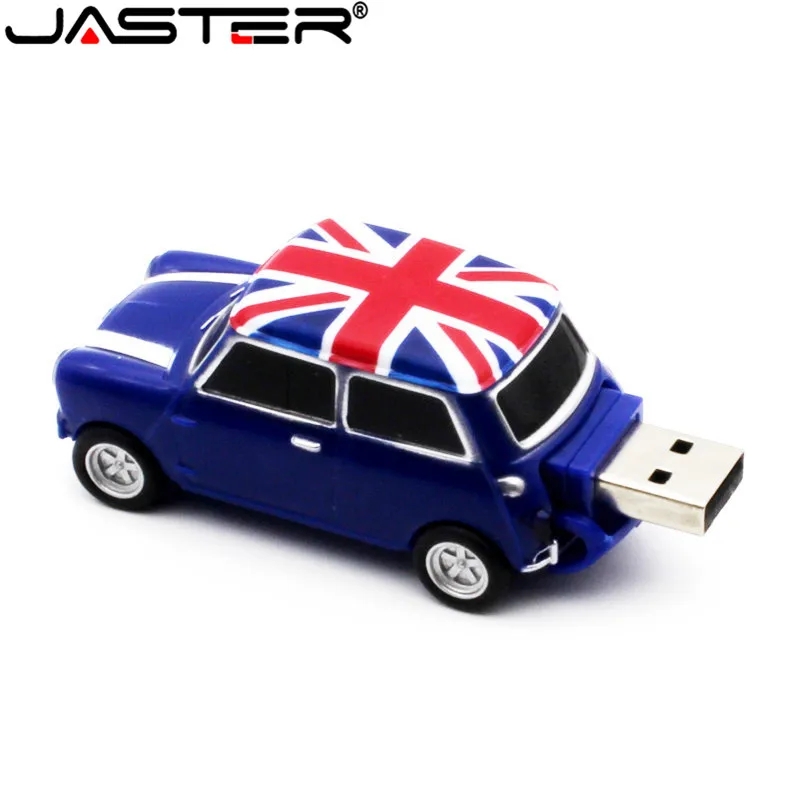 JASTER Mini Automobilio Modelį pendrive 4GB 8GB 16GB 32GB 64GB USB 2.0 USB Flash drive, memory stick pen ratai Dovanų U disko nemokamas pristatymas