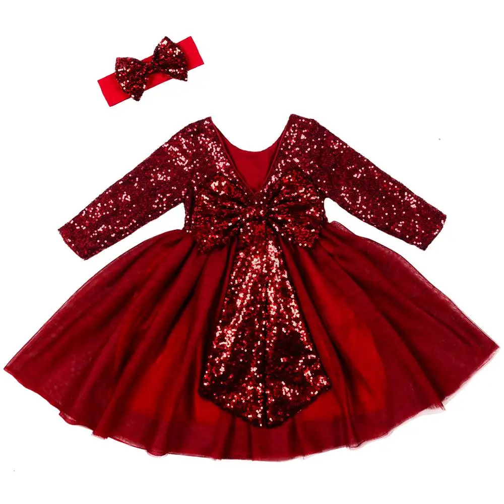 Mergaitėms Ilgomis Rankovėmis Žiemos, Rudens Dress China Tutu Šalis Gimtadienio Suknelė Kalėdų Naujas Mados Suknelė