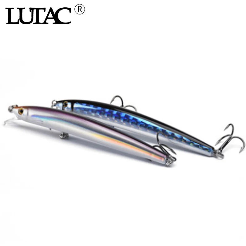 LUTAC Minnow 100mm 7.5 g, žvejybos masalas Mini žuvys ledo swimbait žvejybos reikmenys Wobblers Bass Jaukų sunku masalas