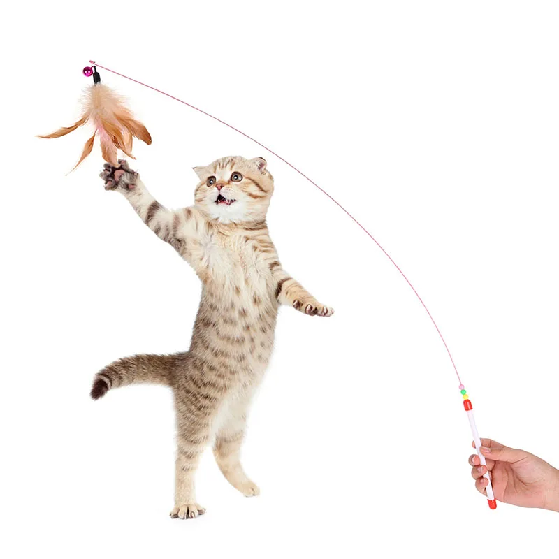 16 Vnt Naminių Kačių Žaislų Rinkinys Plunksnų Kibinimas Lazdelė Katžolių Žaislai Kamuolys Žiedai Katės Interaktyvių Produktų