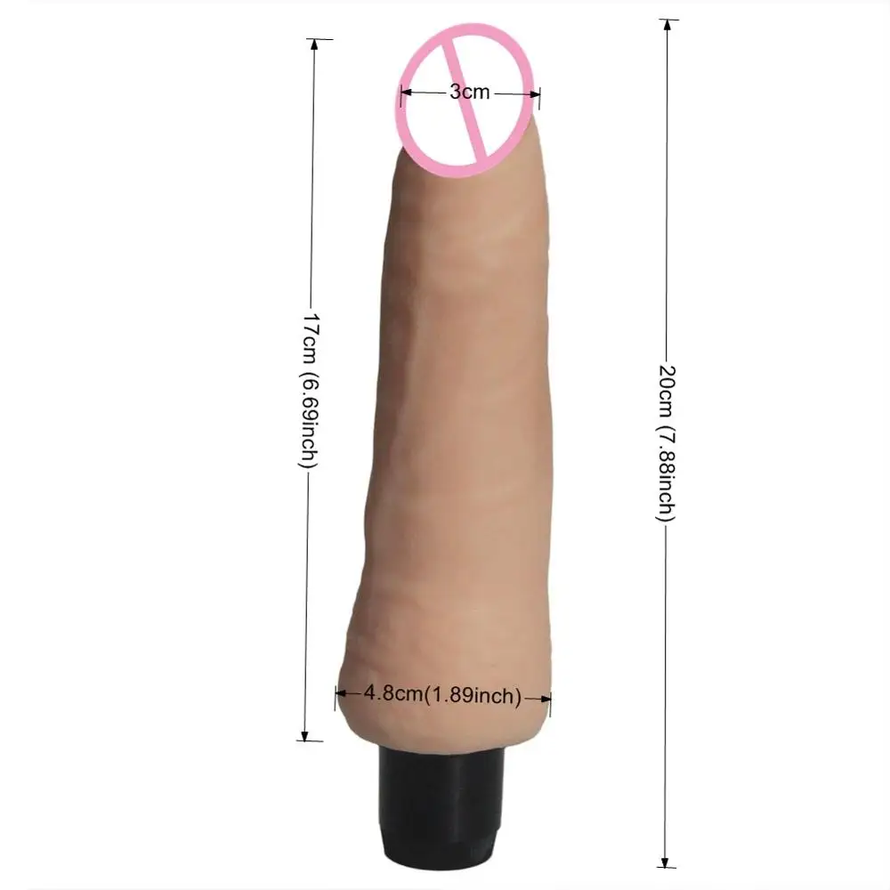Didžiulis penis vibratorius Galingas sekso žaislas moterims didelis dildo 