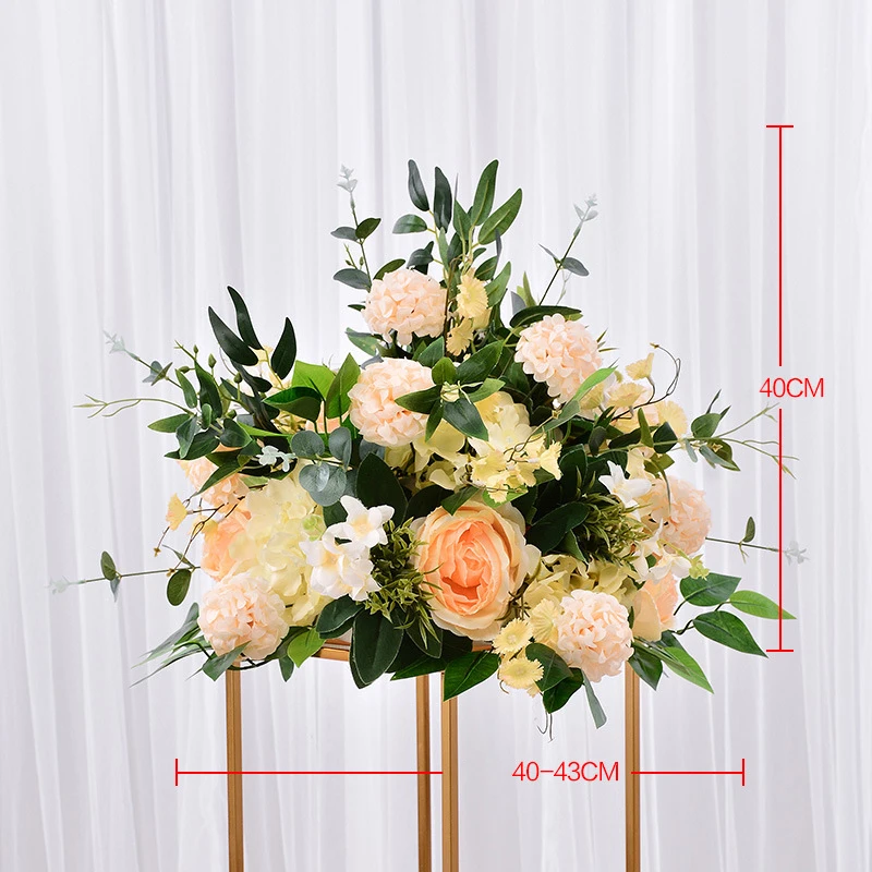 Naujas Vestuvių Ceterpiece Dirbtinių Gėlių 40cm Gėlių Kamuolys Stalo Puošmena Namuose Šalis Gėlių Etape Susitarimą Gėlės