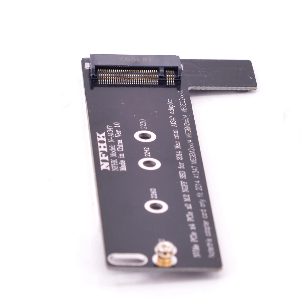 M key NVMe M2 VSD būtų Taikomi Mac Mini A1347 MEGEN2 MEGEM2 MEGEQ2 adapteris PCI express NGFF 760P 600P riser card