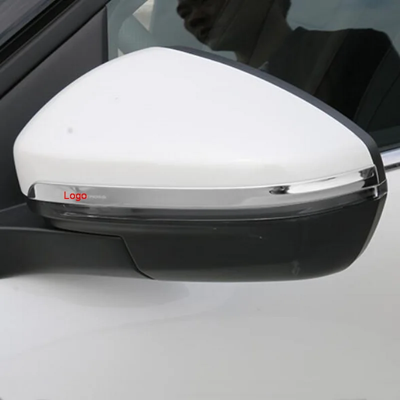 Tonlinker Šildomi galinio vaizdo veidrodėliai Dangtelio Lipdukas, skirtas Citroen C5 Aircross 2018-19 Automobilių Stiliaus 2 VNT. Nerūdijančio plieno Dangčio Lipdukas