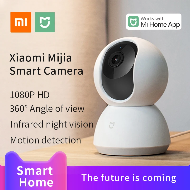 Xiaomi Mi Smart Camera PTZ Versija Mijia Smart home Security Monitor 360 Kampu Belaidžio WiFi Naktinio Matymo 1080P HD vaizdo Kamera