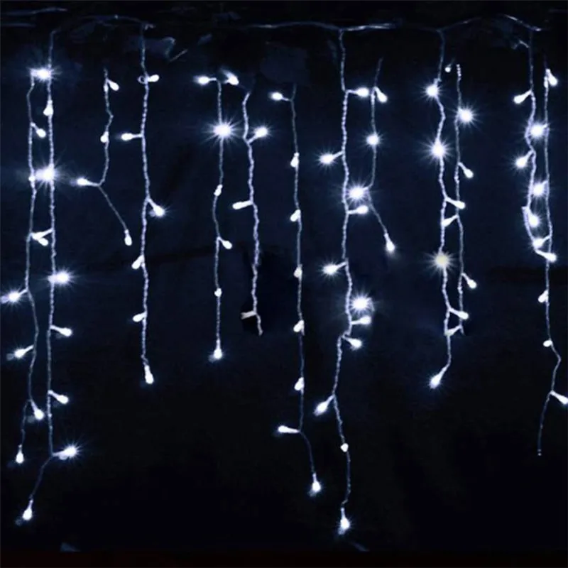 3.5x0.7m LED Užuolaidų String Žibintai Pasakų Lempos Kalėdų Sodo Lango Šviesos, Vestuvių Kalėdos Šalis Etape Tvora Pastogės Apdaila