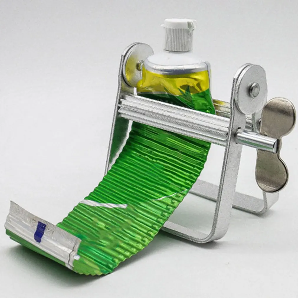Aliuminio Junginys Squeezer Matinis Rankenos Dizainas Išspausti Grietinėlės Vamzdžių Valymo Putos Padeda Išvengti Atliekų 1 Set