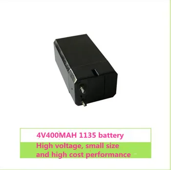 2VNT 4V Įkrovimo Saugojimo Baterija 400mAh Elektriniai Žaislai Stalo Lempa Žibintuvėlis Uodai-Todėl 0.4 AH Švino Rūgšties Saugojimo Batterie