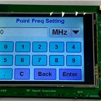 35-4400M ADF4351 RF Signalo Šaltinio Signalo Generatoriaus Banga / Taškas Dažnis Paspauskite Sn LCD Ekranas Valdymo