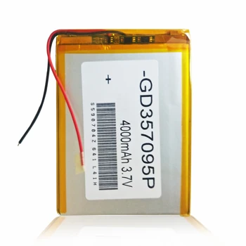 357090 3.7 V 4000mAh Li-Polimero Li-ion Baterija Digma Optima 7202 TS7055MG 7300 TT7045RW 7301 TS7057AW
