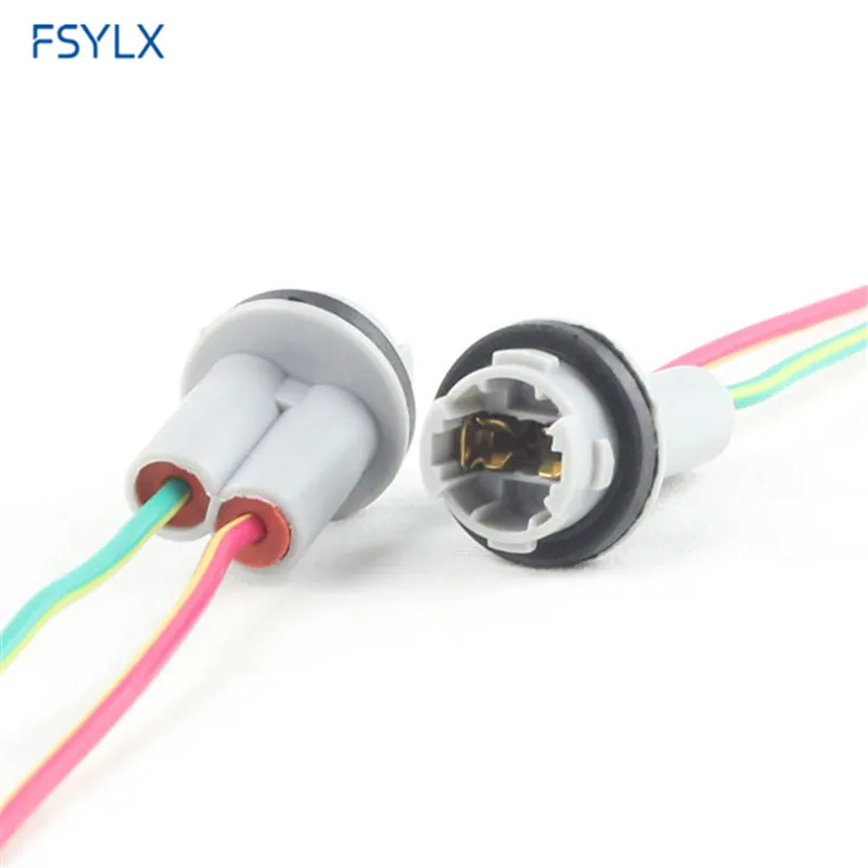 FSYLX Automobilių 501 T10 T15 lemputės laikiklį jungtys T10 Automobilį, LED lemputės, lizdas W5W 501 194 168 lempos laikiklis kabelio adapteris lizdai