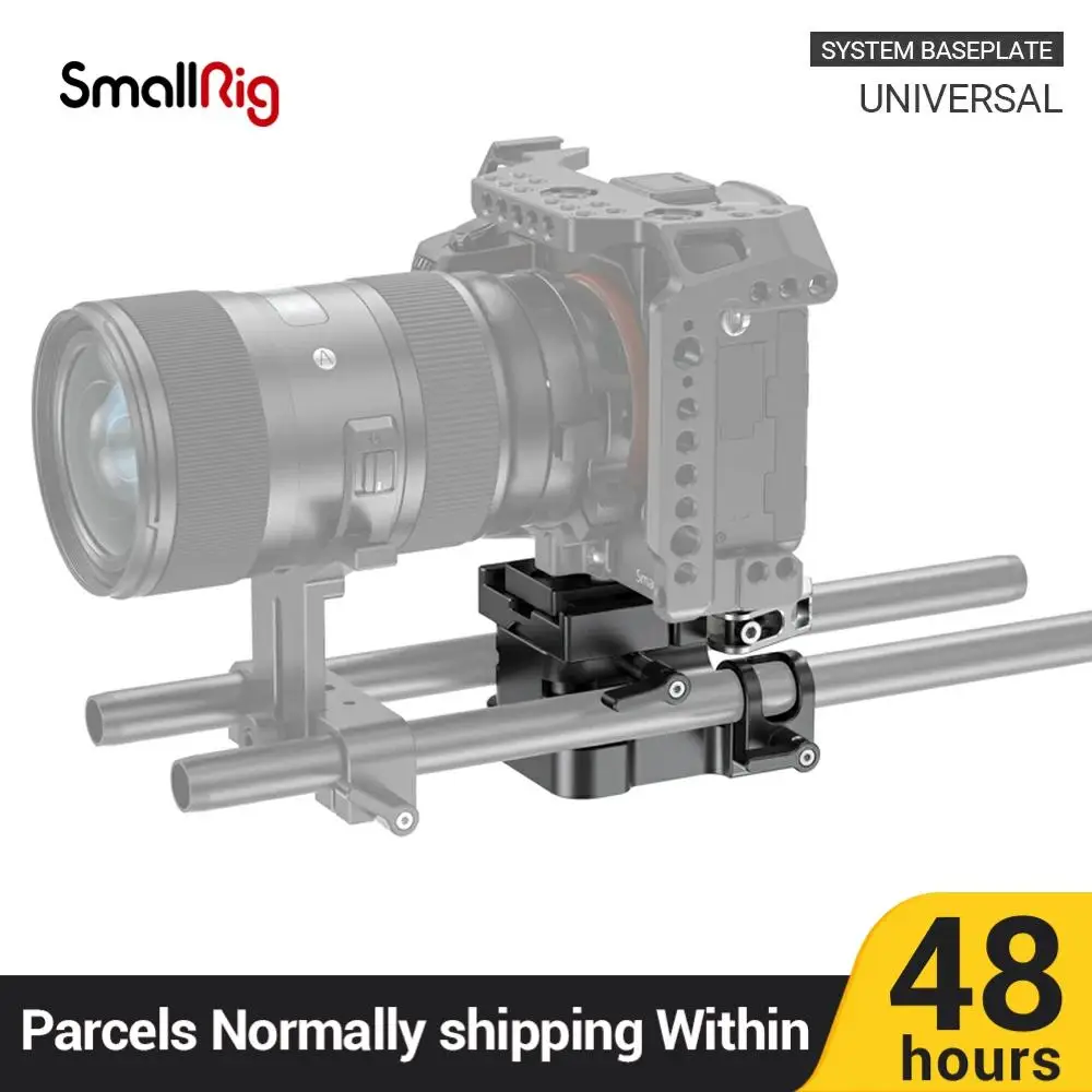 SmallRig DSLR Fotoaparatas Įrenginys Universalus 15mm Geležinkelių Paramos Sistemą, Pagrindo plokštė, Skirta Vaizdo Fotografavimo Greito Atleidimo 2092