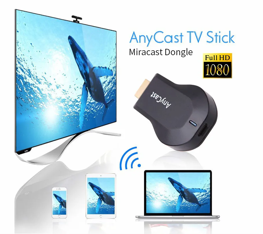 M2 Tv Stick Anycast Plius Miracast Belaidžio 1080p TV Stick Adapteris Wifi Ekranas Veidrodis Imtuvas Dongle, skirtų 