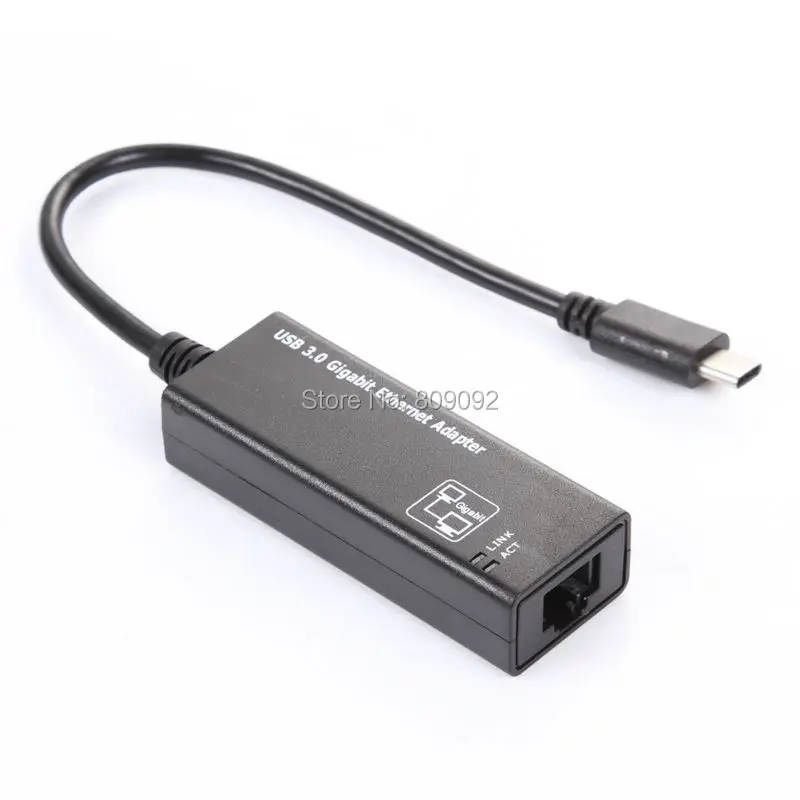 USB 3.1 C Tipo su RJ45 Gigabit Ethernet LAN Tinklo plokštė