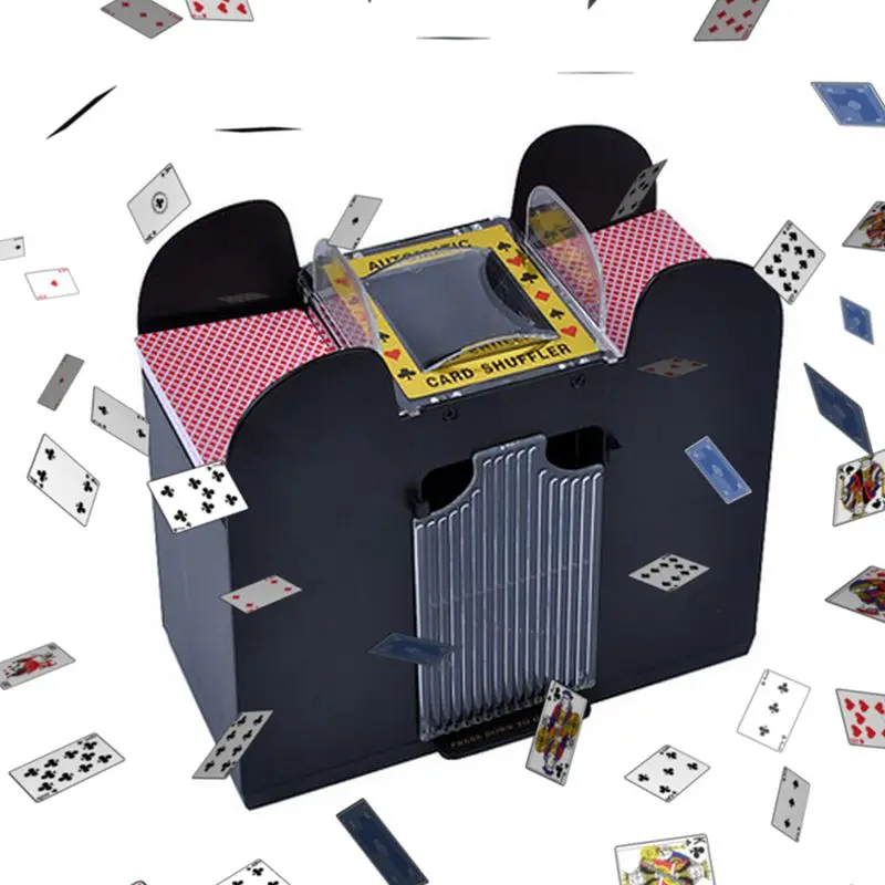 Pokerio Kortelės Automatinis Kortelės Maišyklė Elektros Stalo Žaidimo Kortelės Maišyklė Šeši Deniai Korteles Shuffle Sekundėmis