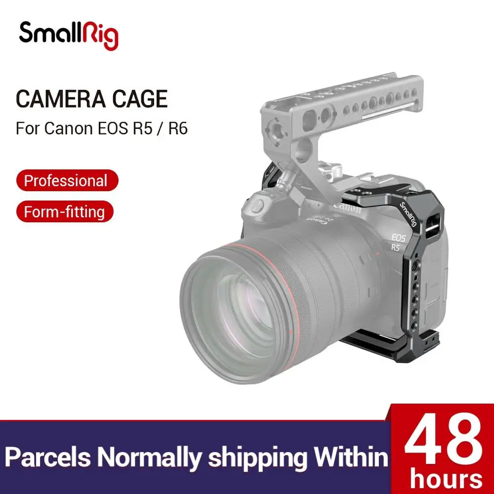 SmallRig Kamera Narve Canon EOS R5 ir R6 Dslr Su NATO Geležinkelių ir Šalto Batai&ARRI stiliaus Stovai, Vaizdo Fotografavimo PASIDARYK pats Narvas -2982