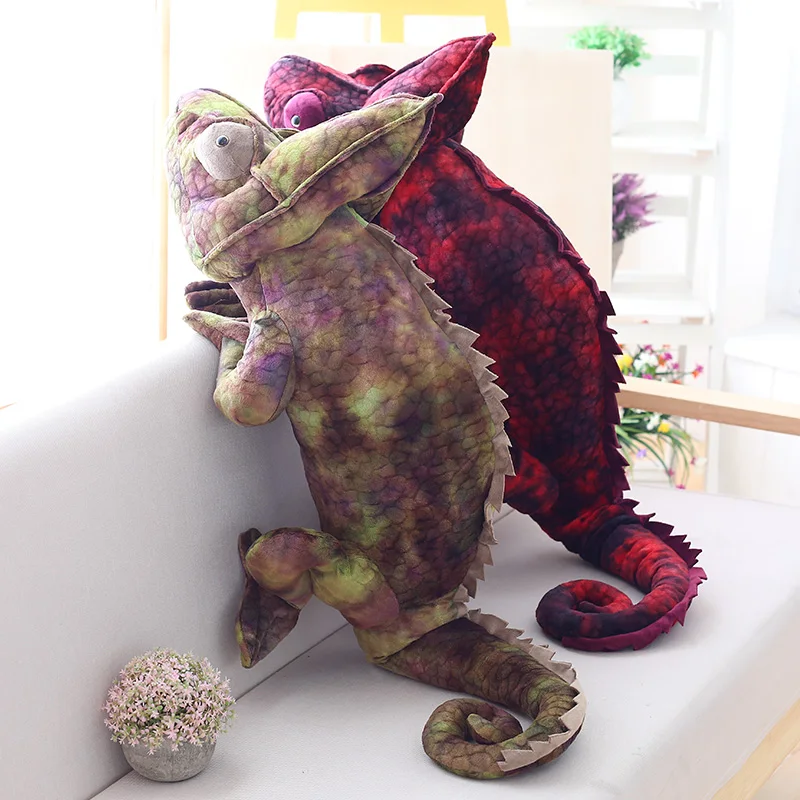 Naujas Pliušinis Žaislas Chameleonas Įdaryti Minkštas Modeliavimas Driežas Pagalvė Pagalvėlės Didmeninės prekybos Skatinimo Kalėdų Dovana Vaikams