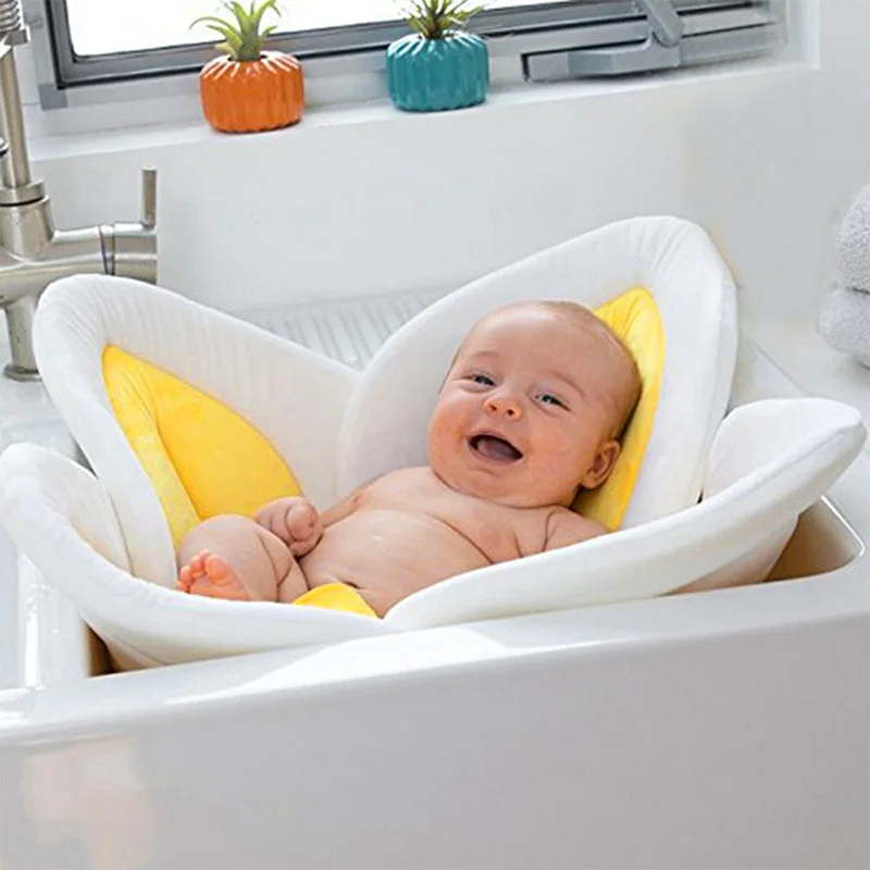 Baby Shower Minkšta Sėdynė Žydinčių Gėlių Naujagimių Vonios Kilimėlis Naujas 4 arba 7 - Gabalas Kūdikių Žiedlapis Vonia Raukšlės Babys Žiedlapis Vonios Vonia