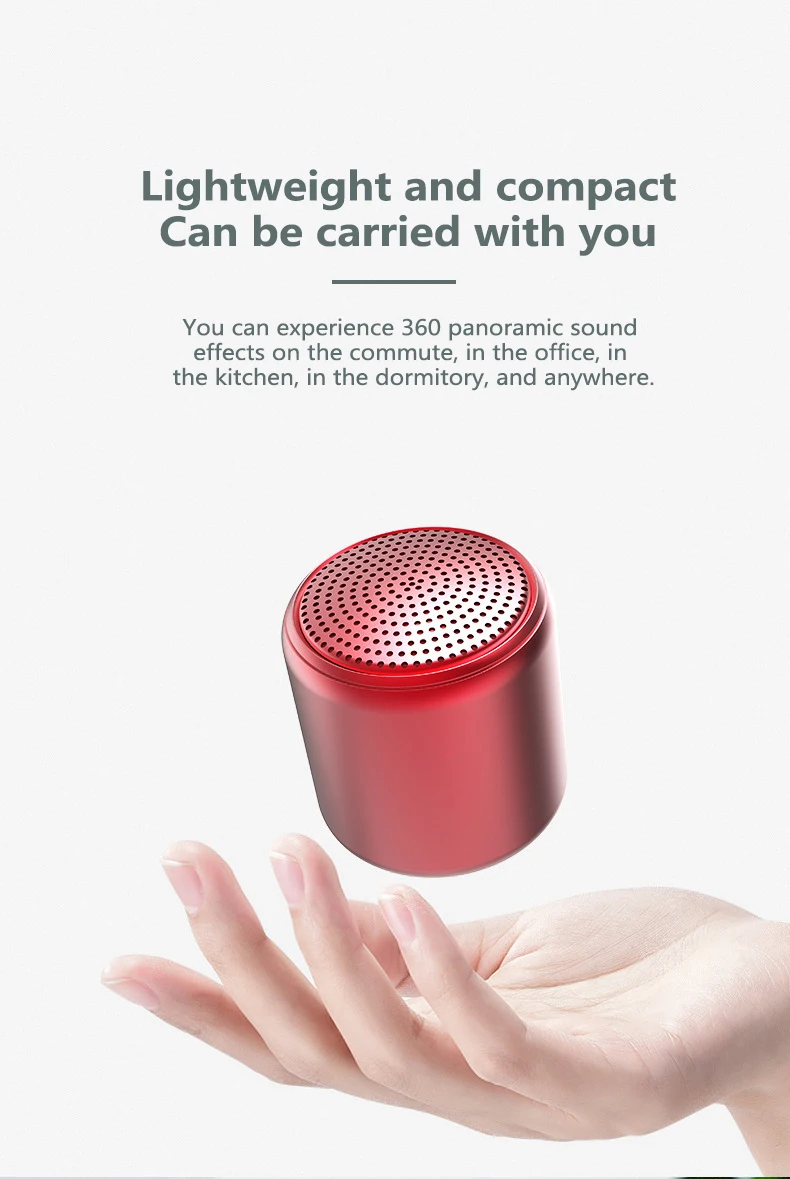 TWS Portable Bluetooth Garsiakalbiai mini garsiakalbis Belaidžio Mažas Soundbar Lauke Lauko stulpelio Langelį žemų dažnių garsiakalbis Ribbon Tweeter 16 spalvų