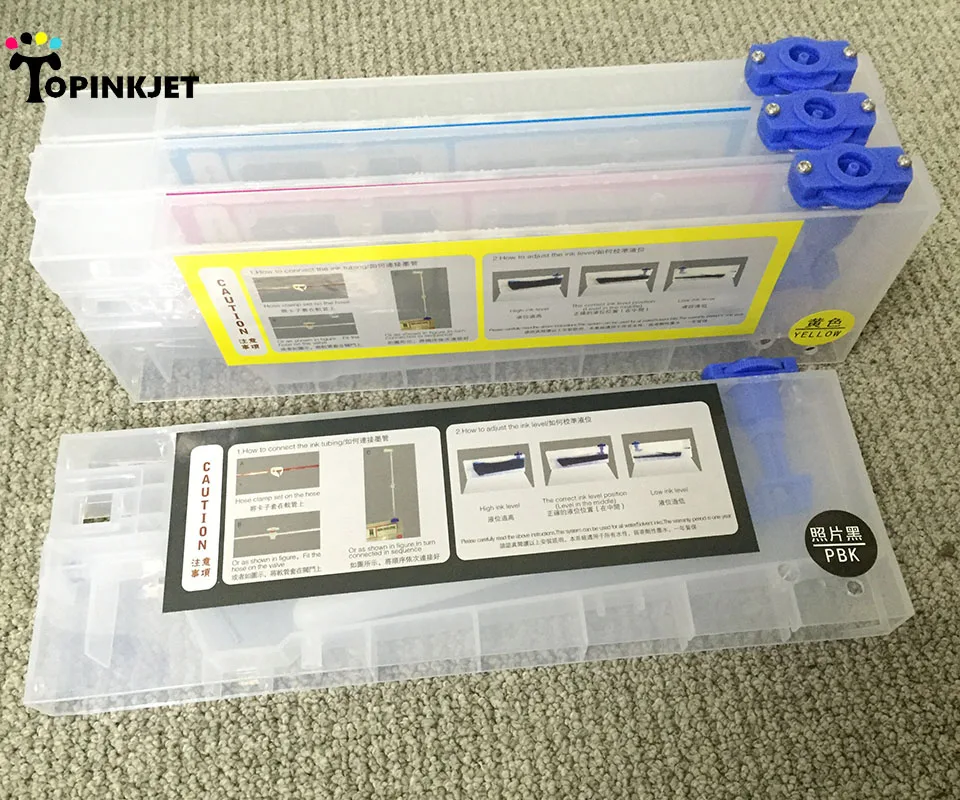 Daugkartiniai rašalo kasetė ROLAND MIMAKI MUTOH spausdintuvas su 4 spalvų 220ml