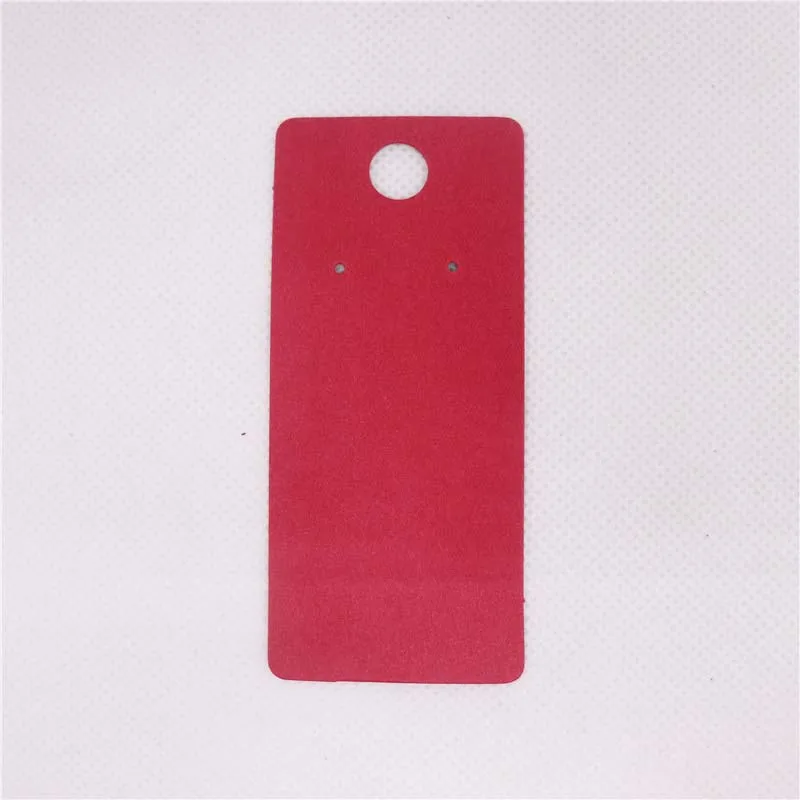 100vnt 4*9cm kraft/juoda /rožinė/balta popieriaus tuščią papuošalai rodyti kortelę kartono auskarai paketo pakabinti tegus kortelės