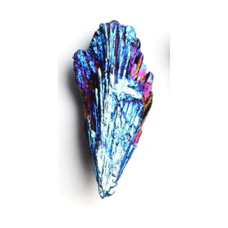 Mėlyna Titano Sidabrą, Juodas Turmalinas Mėlyna Povo Plunksna Pakabukas Žalias Akmuo, Mineralinis Egzempliorių Dekoratyviniai Amatų (Bėgo Forma)