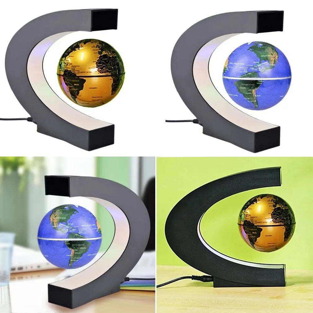 Elektroninių Magnetic Levitation Plūduriuojantis Pasaulyje Antigravity LED Šviesos Dovana Populiarus Namų Dekoro Dropshipping