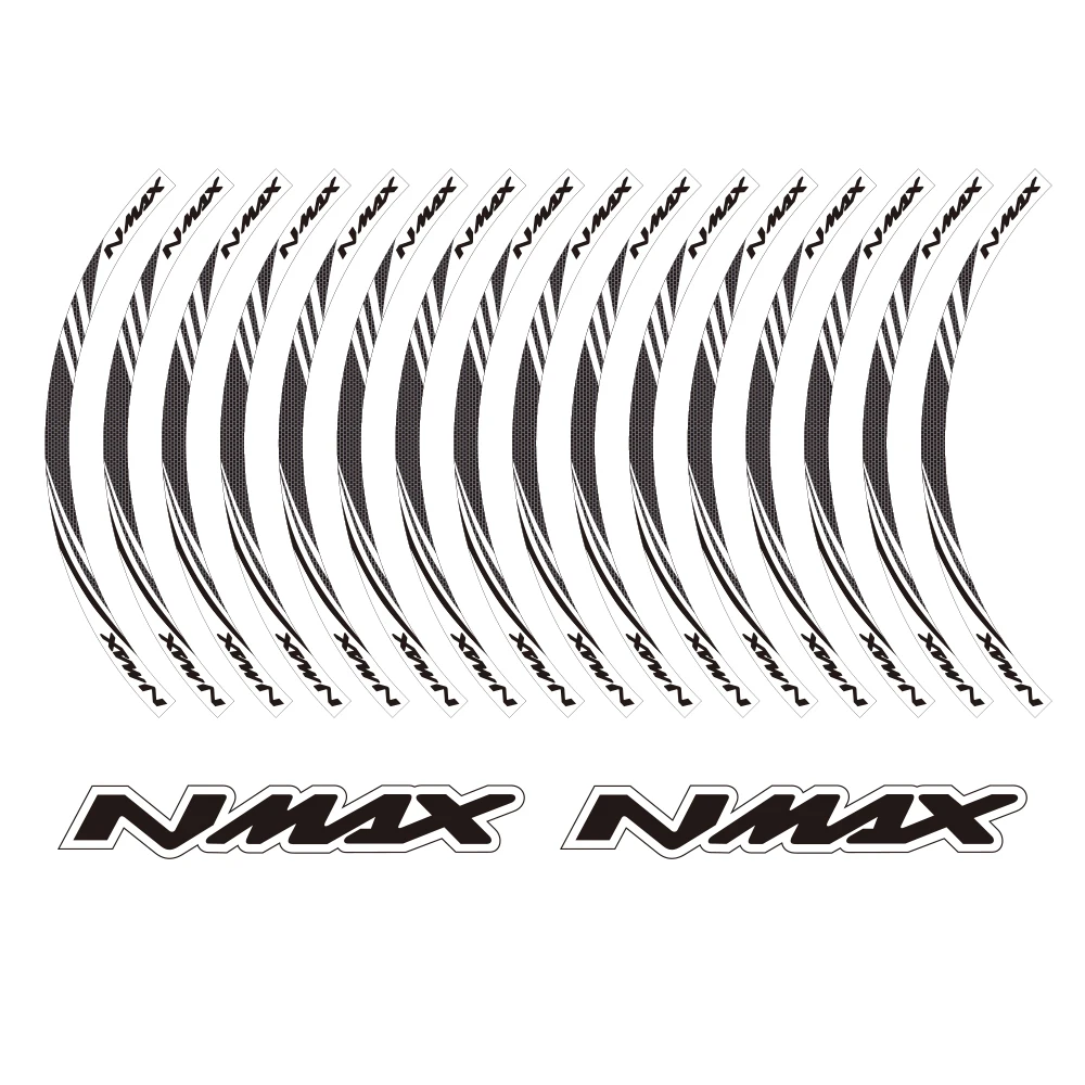 KODASKIN 2D Spausdinimo Ratlankio Emblema, Lipdukas, Decal Yamaha NMAX NMAX125 NMAX155