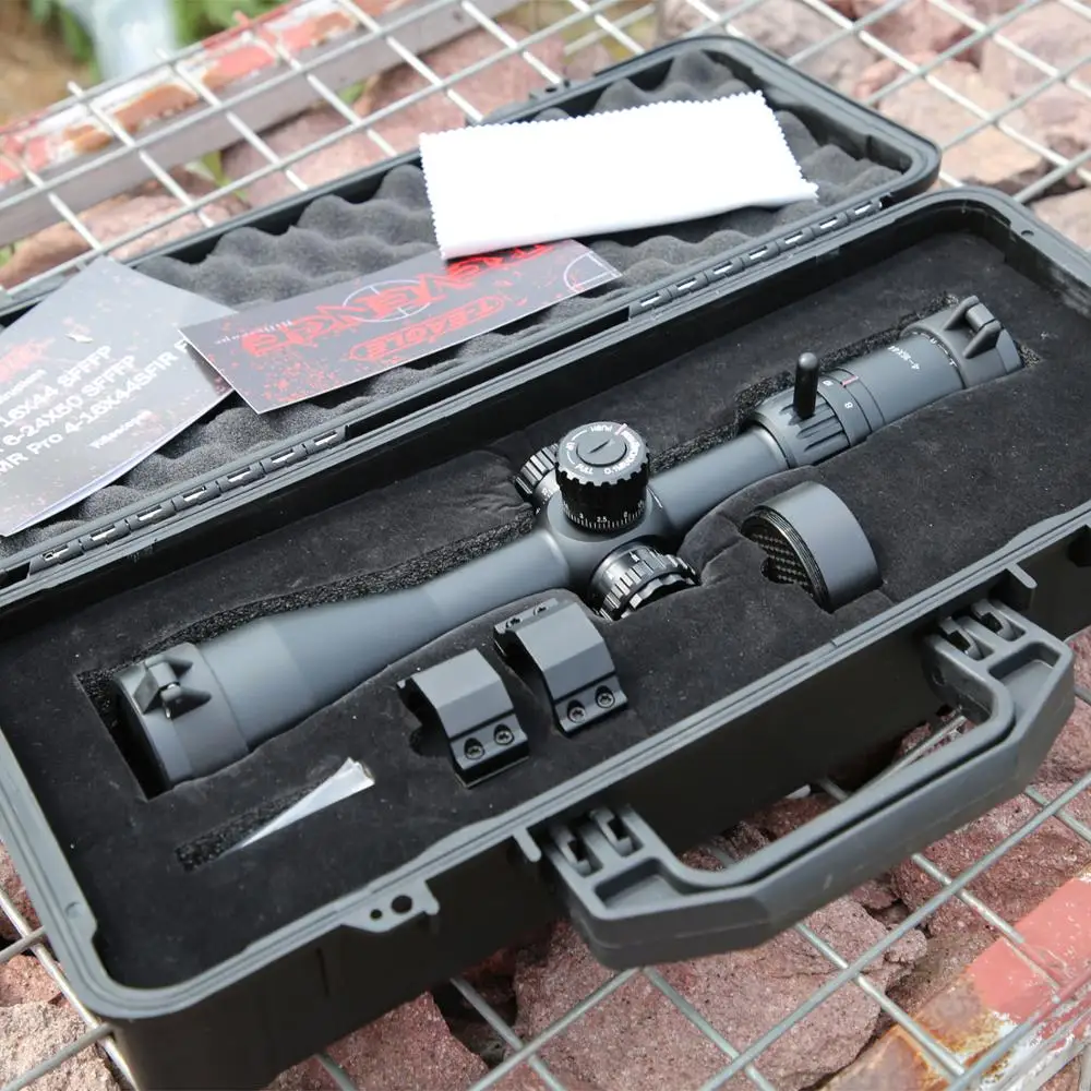TEAGLE J. PRO 4-16X44 FFP Taktinis Riflescope 1/10 MIL Min Fokusavimo 10 Yds Pirmas Židinio Plokštumos Medžioklės Šautuvas taikymo Sritis .338 Juosmens