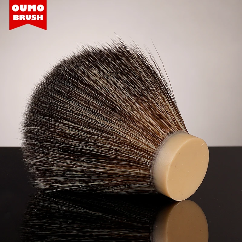 OUMO TEPTUKU - imituoti sumaišykite barsukas mazgas sintetinių plaukų mazgas skutimosi šepetėlis mazgai