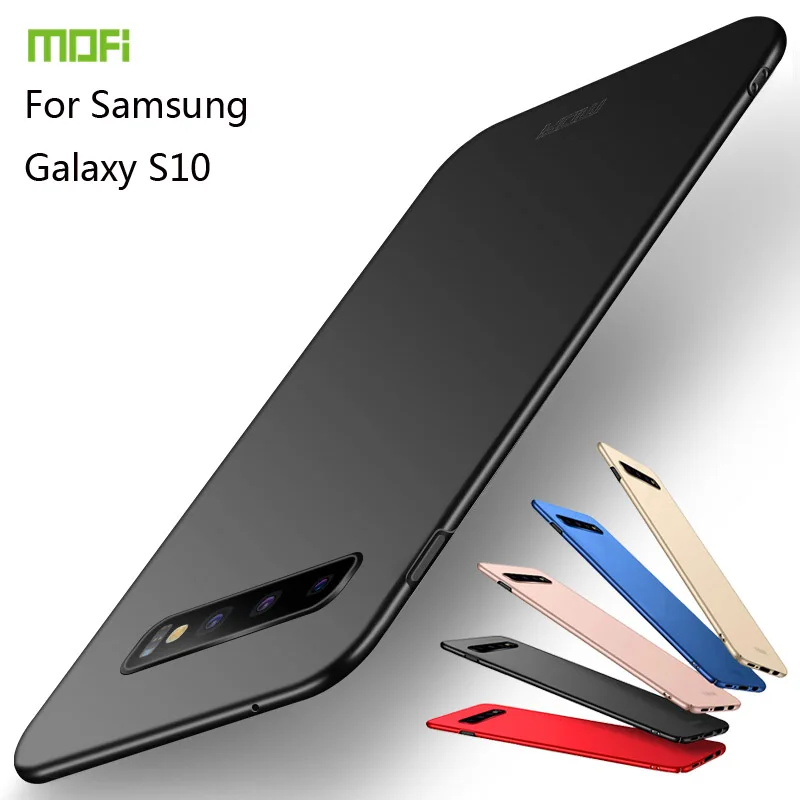Samsung Galaxy S10 Atveju MOFI Telefono Apvalkalas Sunkiai PC Apsauginis galinis Dangtelis Atveju, Samsung Galaxy S10 Funda Coque