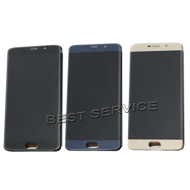 Už Elephone S7 LCD Ekranas+Touch Ekranas skaitmeninis keitiklis Asamblėjos 5.5 colių juoda aukso mėlyna